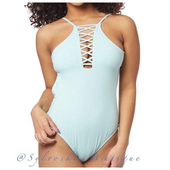 🔥Hobie Solid One Piece Swimsuit NWT - Picture 3 of 7